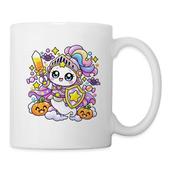 Kawaii Pastel Halloween-Krieger - Tasse - Weiß - Rechts