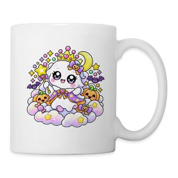 Geisterprinzessin Magische Wolke Halloween - Tasse - Weiß - Rechts
