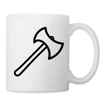Axt - Tasse - Weiß - Rechts