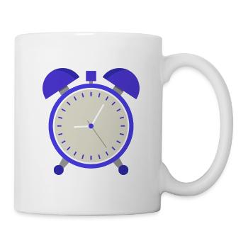 Wecker - Tasse - Weiß - Rechts
