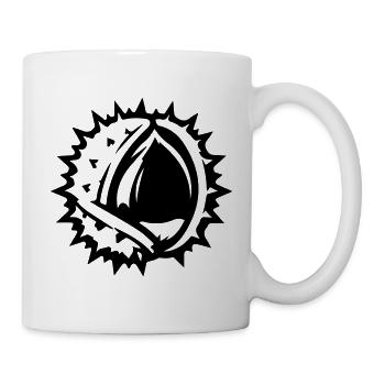 Kastanie Icon - Tasse - Weiß - Rechts