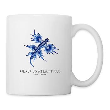 Glaucus Atlanticus – Der blaue Drache - Tasse - Weiß - Rechts