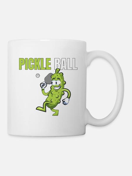 Pickle_Ball-_Gurke - Tasse - Weiß