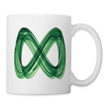 Lichtschleifen der Unendlichkeit Natur - Tasse - Weiß - Rechts