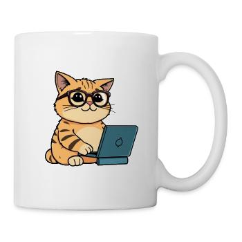 Coding Cat - Tasse - Weiß - Rechts