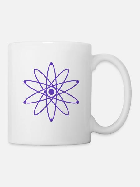 Atom - Tasse - Weiß