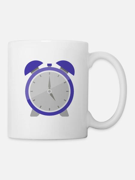 Wecker - Tasse - Weiß