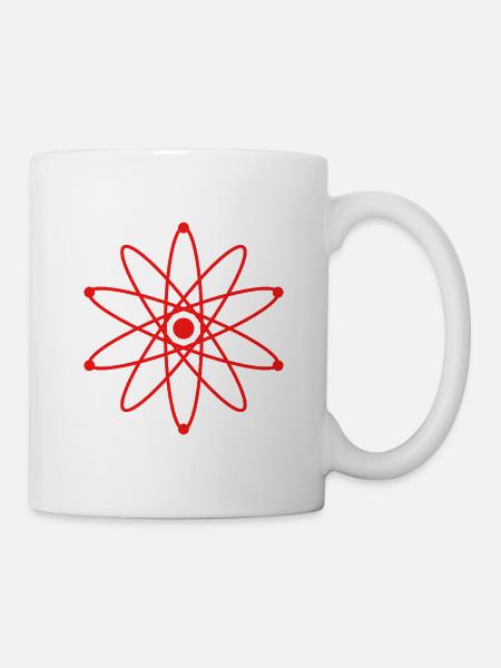 Atom - Tasse - Weiß