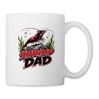 Shrimp Dad Zwerggarnele - Tasse - Weiß - Rechts