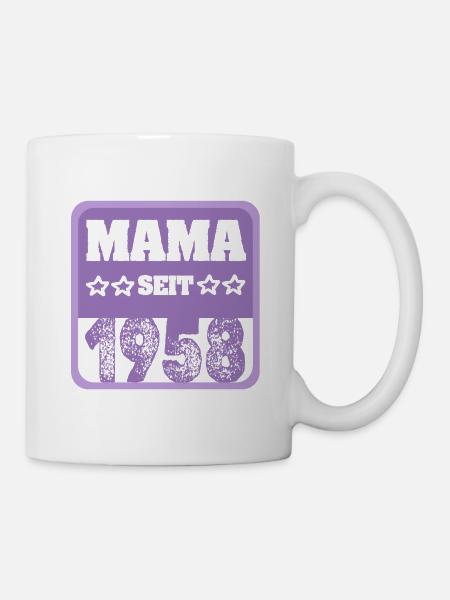Mama 1958 - Tasse - Weiß