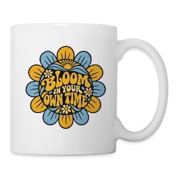 Blüte zu deiner eigenen Zeit - Tasse - Weiß - Rechts