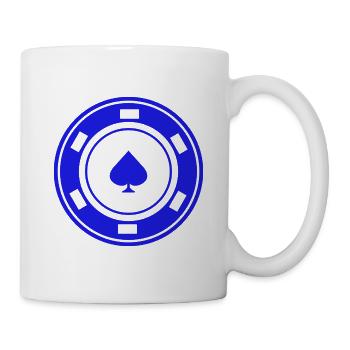 Fischspoker - Tasse - Weiß - Rechts