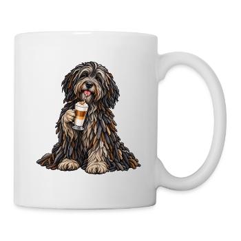 Bergamasker mit Latte Macchiato - Tasse - Weiß - Rechts