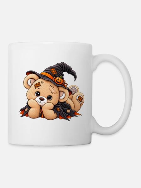 Halloween Teddy - Tasse - Weiß