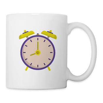 Wecker - Tasse - Weiß - Rechts