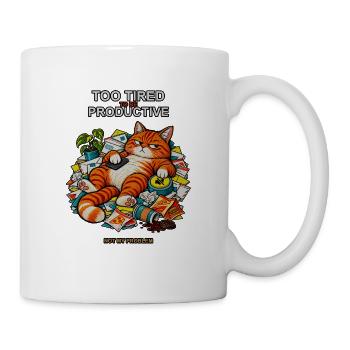LazyCat VibeWear45 - Tasse - Weiß - Rechts