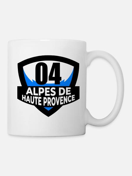04 Alpes de Haute-Provence - Tasse - Weiß