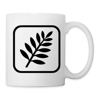 Farn - Tasse - Weiß - Rechts