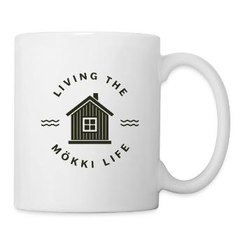 Das COTTAGE-Leben leben - Tasse - Weiß - Rechts
