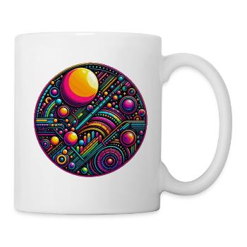 Psy Circle Kosmische Geometrie - Tasse - Weiß - Rechts