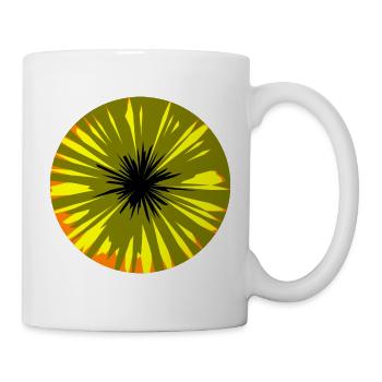Comic-Explosion Burst - Tasse - Weiß - Rechts