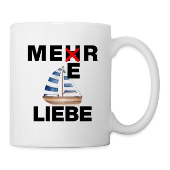 MEERLIEBE, MEER, URLAUB, FERNWEH, SONNE, URLAUB - Tasse - Weiß - Rechts