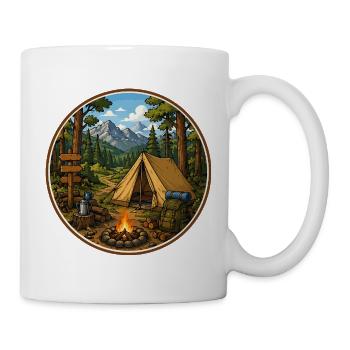 Wald Camper  - Tasse - Weiß - Rechts
