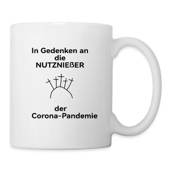 Gedenkartikel Nutzniesser - Tasse - Weiß - Rechts