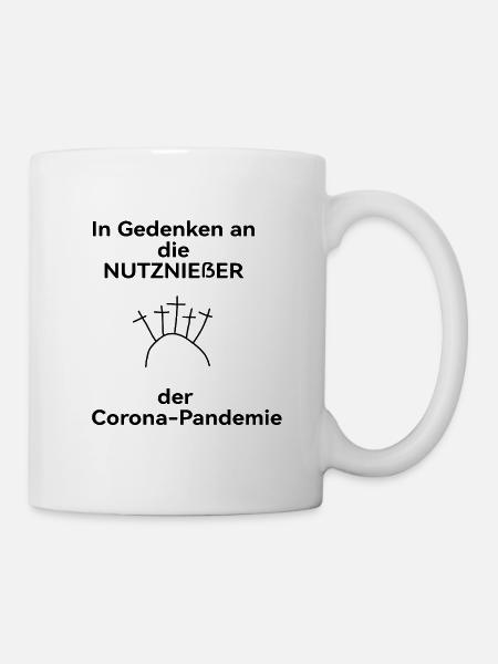 Gedenkartikel Nutzniesser - Tasse - Weiß