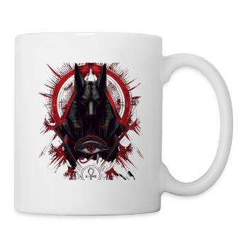 Anubis' Auge des Horus-Blicks - Tasse - Weiß - Rechts