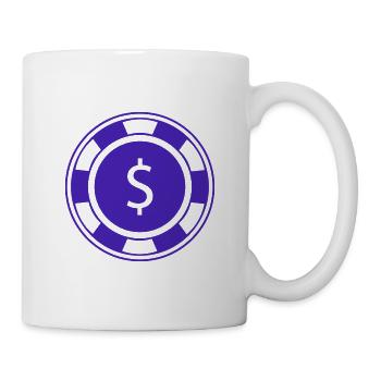 Fischspoker - Tasse - Weiß - Rechts