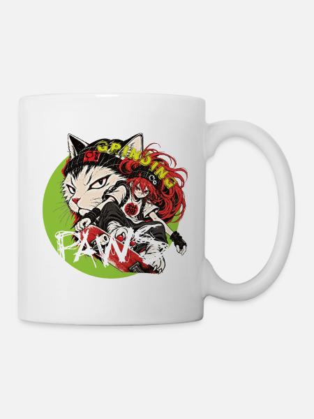 Grinding-Paws - Tasse - Weiß