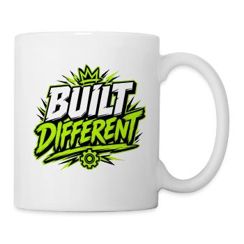 Built different - Tasse - Weiß - Rechts