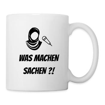 WAS MACHEN SACHEN - Tasse - Weiß - Rechts