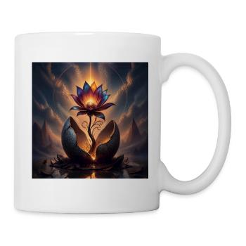 Blume - Tasse - Weiß - Rechts