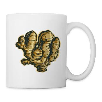 Ingwer - Tasse - Weiß - Rechts