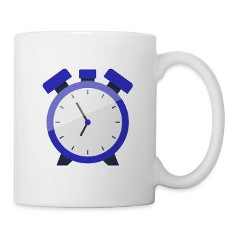 Wecker - Tasse - Weiß - Rechts