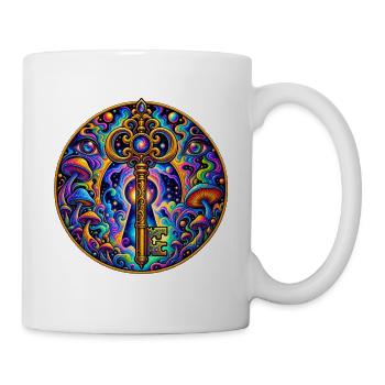 Schlüssel - Tasse - Weiß - Rechts