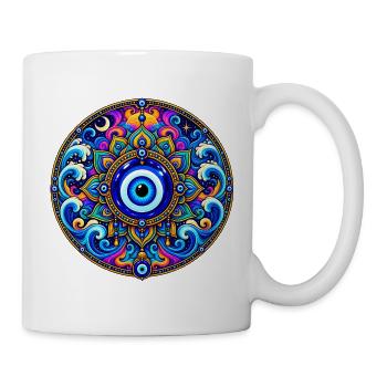 Nazar Boncuk - Tasse - Weiß - Rechts