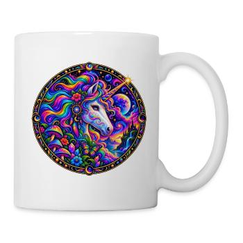 Einhorn - Tasse - Weiß - Rechts