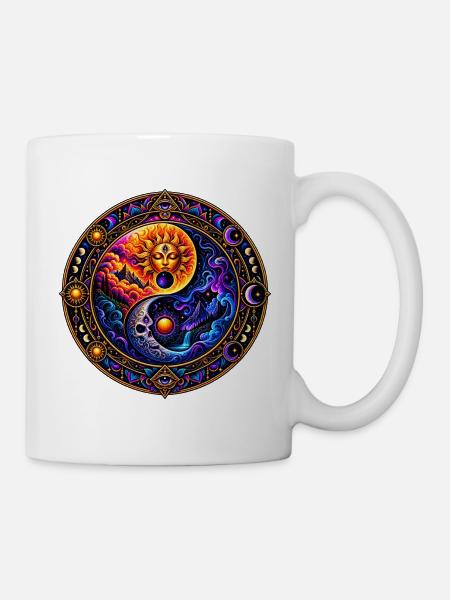 Yin & Yang - Tasse - Weiß