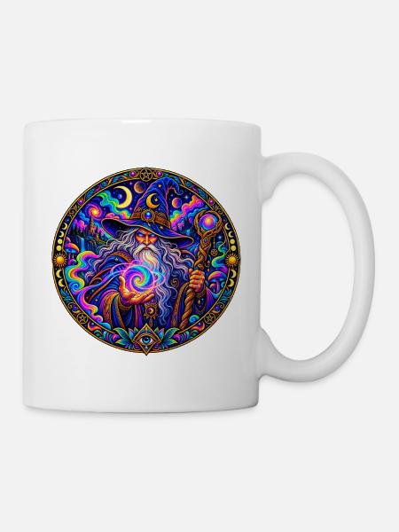 Zauberer - Tasse - Weiß