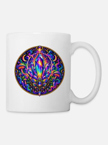 Kristall - Tasse - Weiß