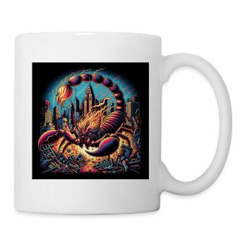 Skorpion Inferno - Tasse - Weiß - Rechts