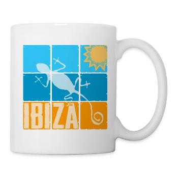 Ibiza Strand Vibes  - Tasse - Weiß - Rechts