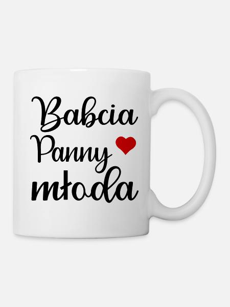 Polnische Großmutter, Braut - Tasse - Weiß