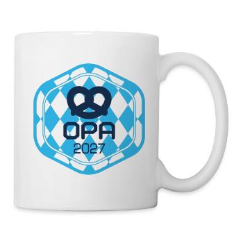 Bayerischer Opa 2027 - Tasse - Weiß - Rechts