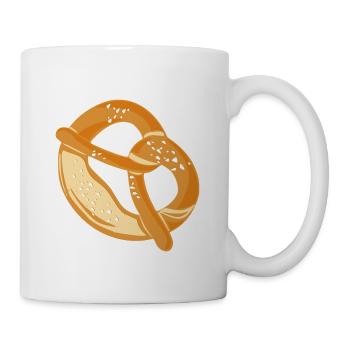 Brezel - Tasse - Weiß - Rechts