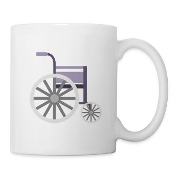 Rollstuhl - Tasse - Weiß - Rechts