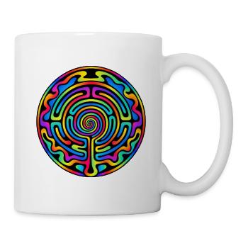 Labyrinth - Tasse - Weiß - Rechts